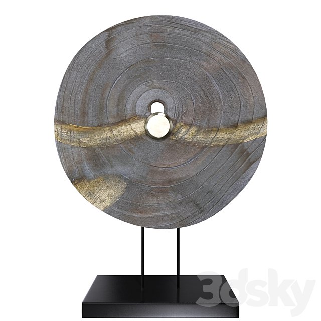 Sculpture Wooden Accent
