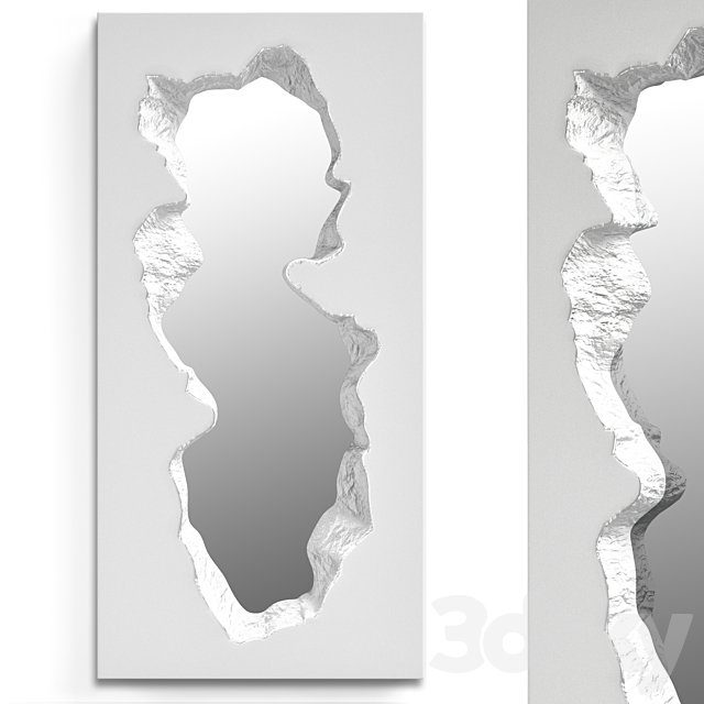 broken stone mirror