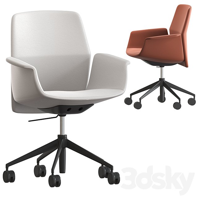 Downtown office chair by Poltrona Frau