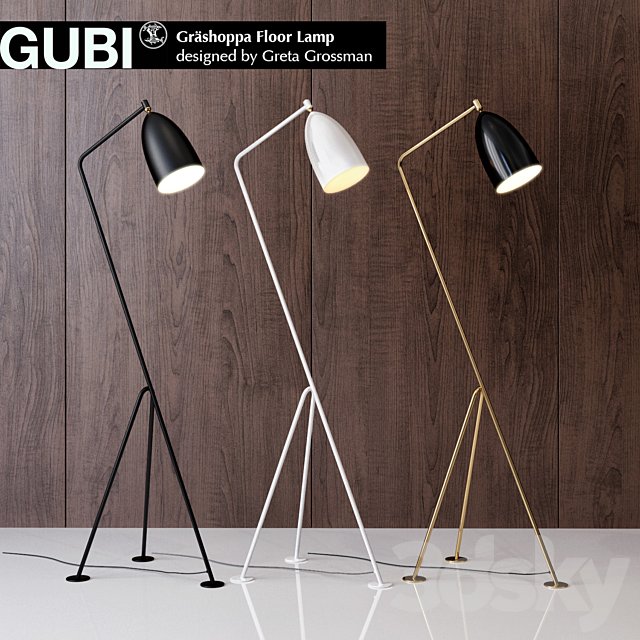 Grossman Gräshoppa floor lamp Gubi Design