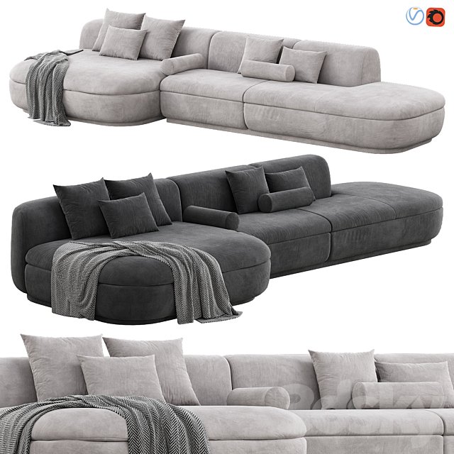 Baxter Piaf Sofa Set 2