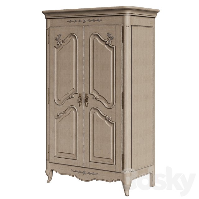 A two-door wardrobe, Chateau
