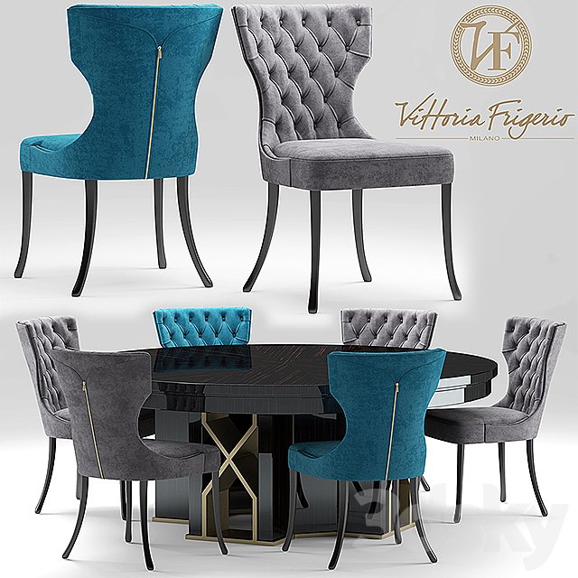 Chair vittoria frigerio Adda Capitonne Grimaldi