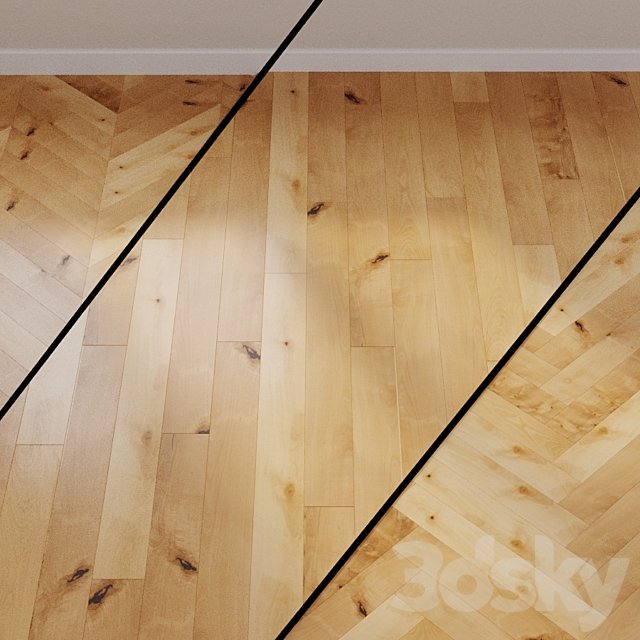 Parquet board ID NO. 539017 HARO PARQUET 4000 Plank 1-strip 4V Steamed beech vario brushed naturaLin plus Top Connect
