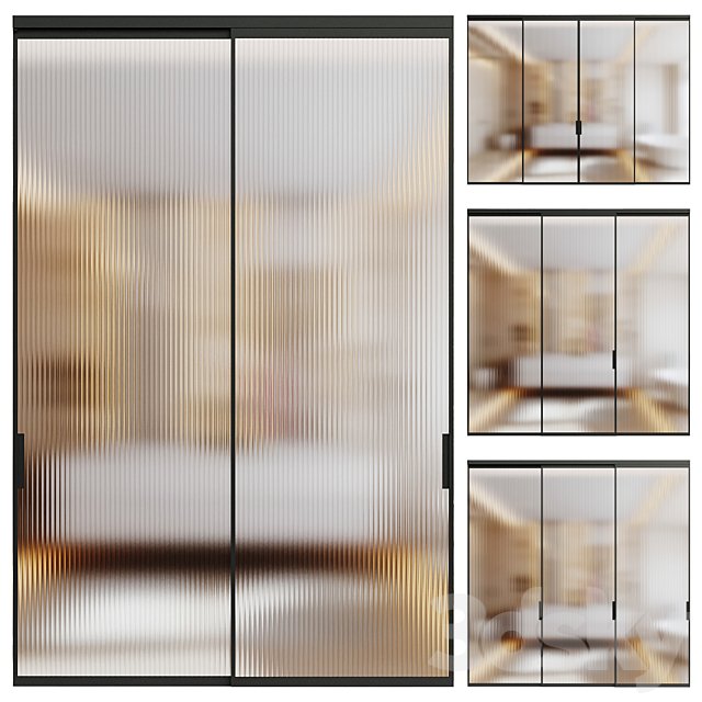 interior door 051 - sliding door - glass door