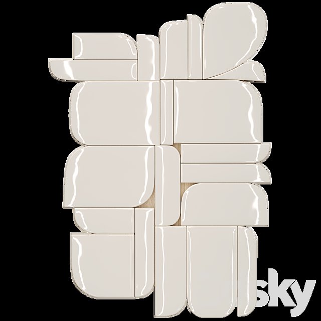 Wall sculpture by Eline Baas 01