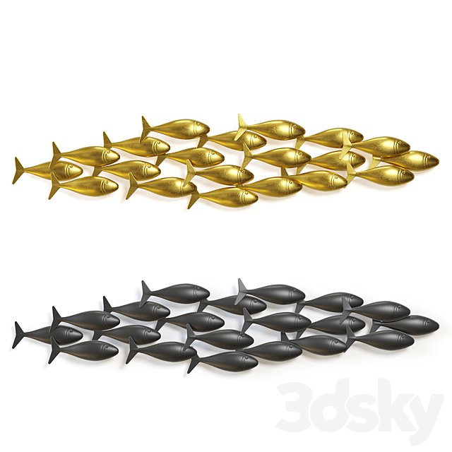 Wall Object KARE School of Tuna