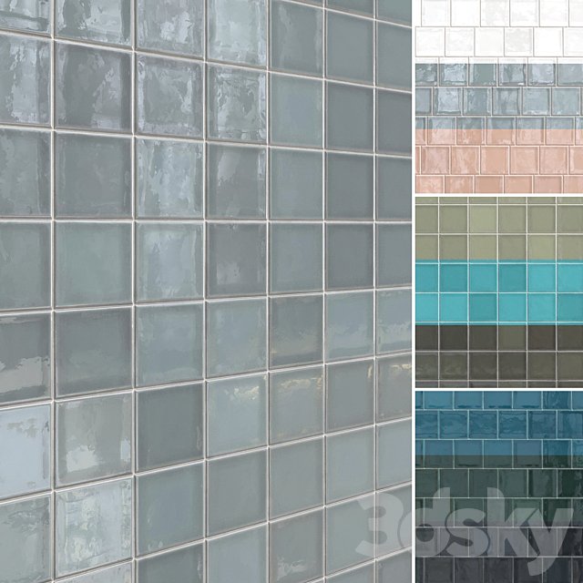 Ceramic Tiles Set 035