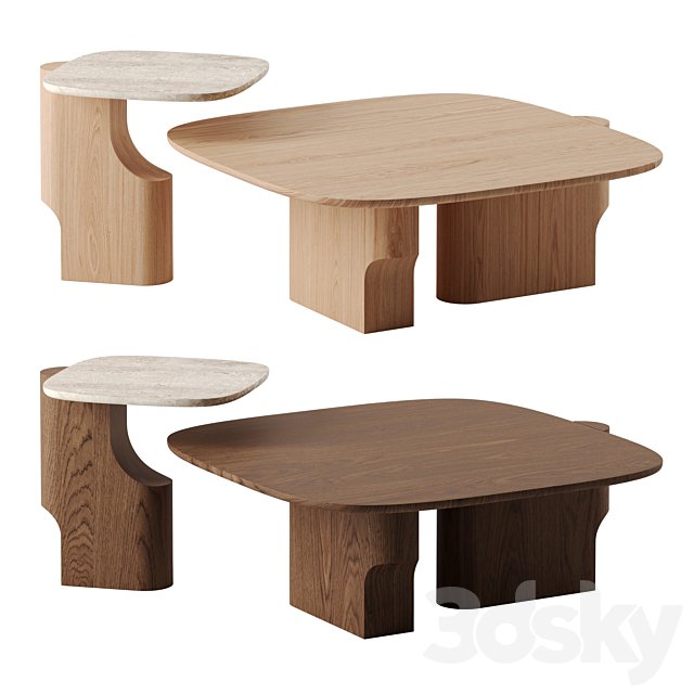 KENYA coffee tables by Paolo Castelli
