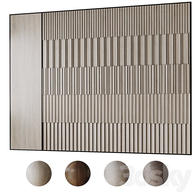 Decorative 3D panel 012