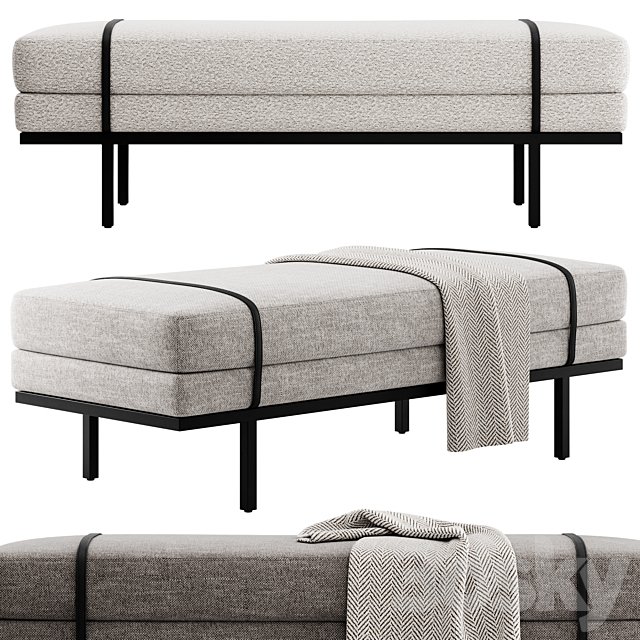 Ronan Bench by Kathy Kuo Home