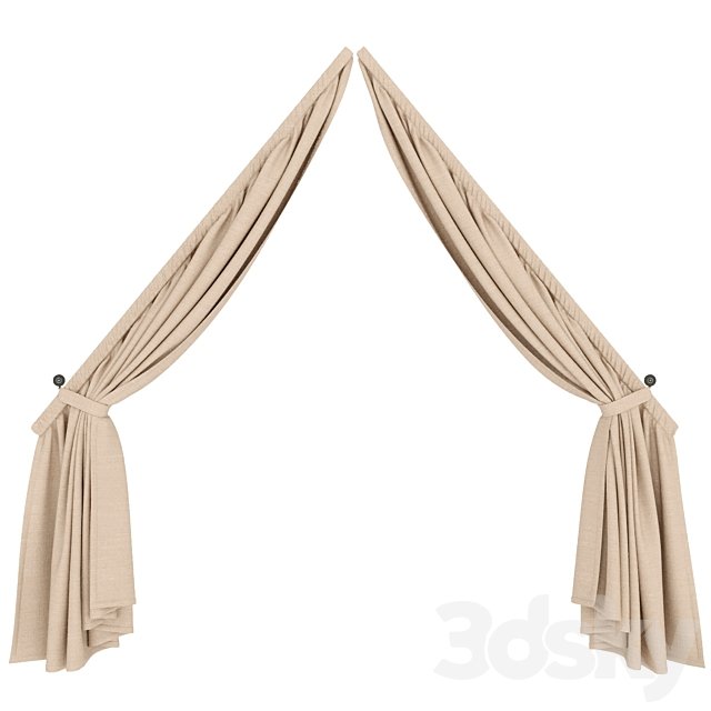 Roof window curtain