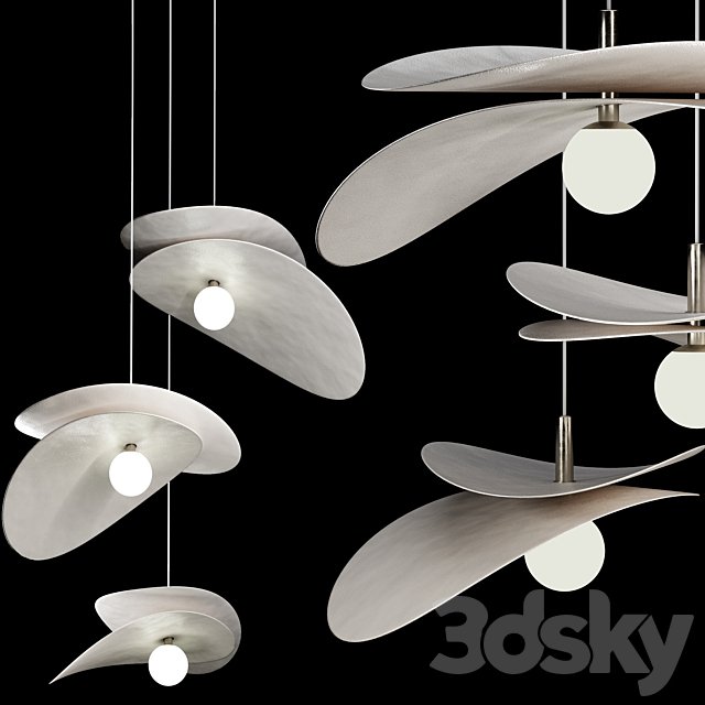 Luciole Ceramic Pendant Light by La Vie