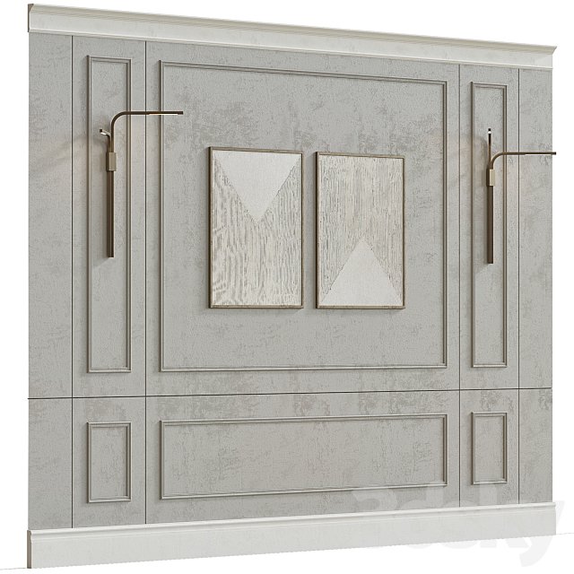 Decorative wall composition 34
