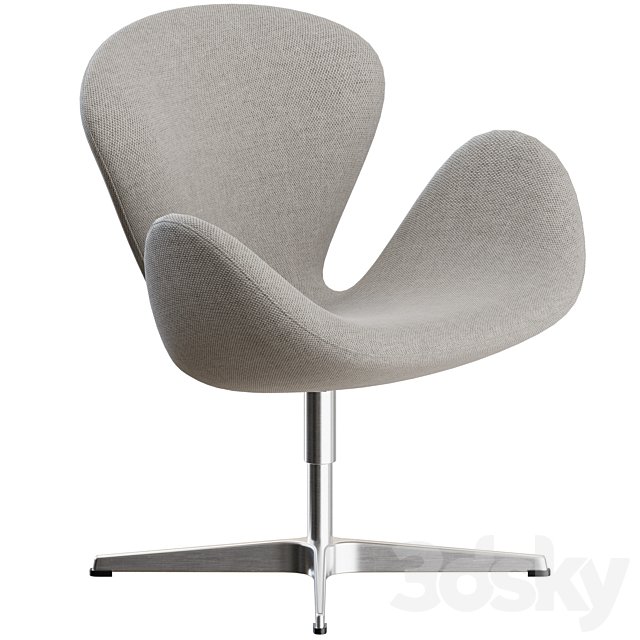 Swan Lounge Chair by Fritz Hanzen