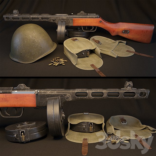 Submachine gun Shpagin