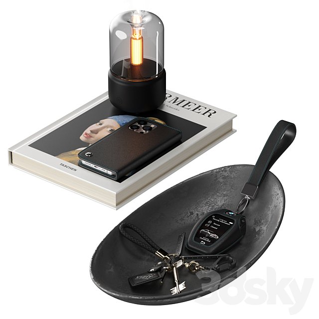 Decorative set with keys