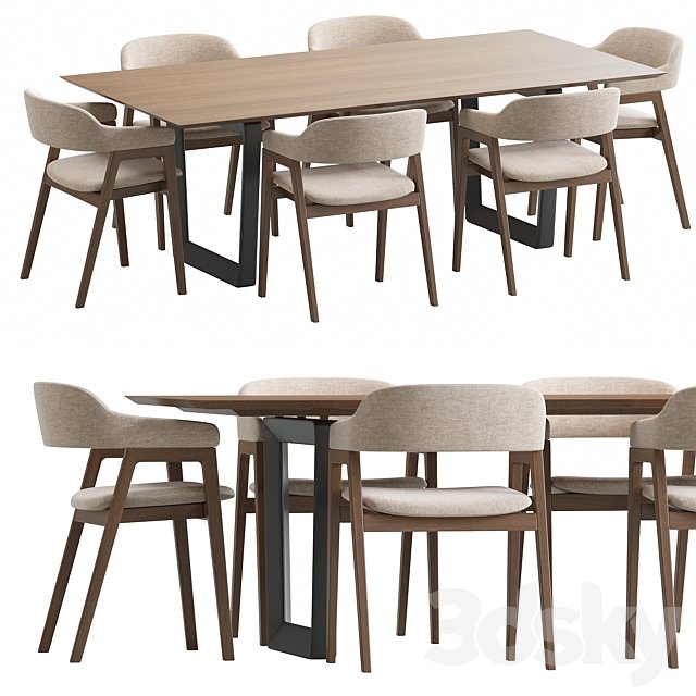 Article Savis chair and Bolero table