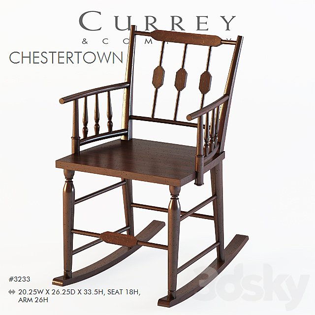 Currey &amp; Company / Chestertown Rocking Chair