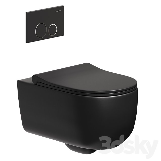Wall hung toilet bowl Allen Brau Priority 4.31001