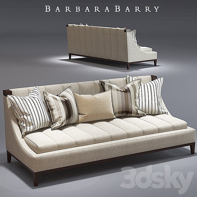 Tipton Tufted Sofa Barbara Barry Henredon Schoener