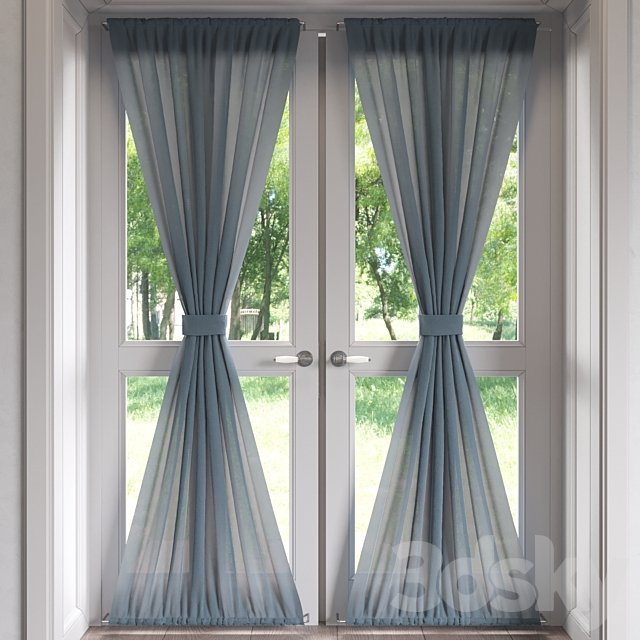 stained curtains