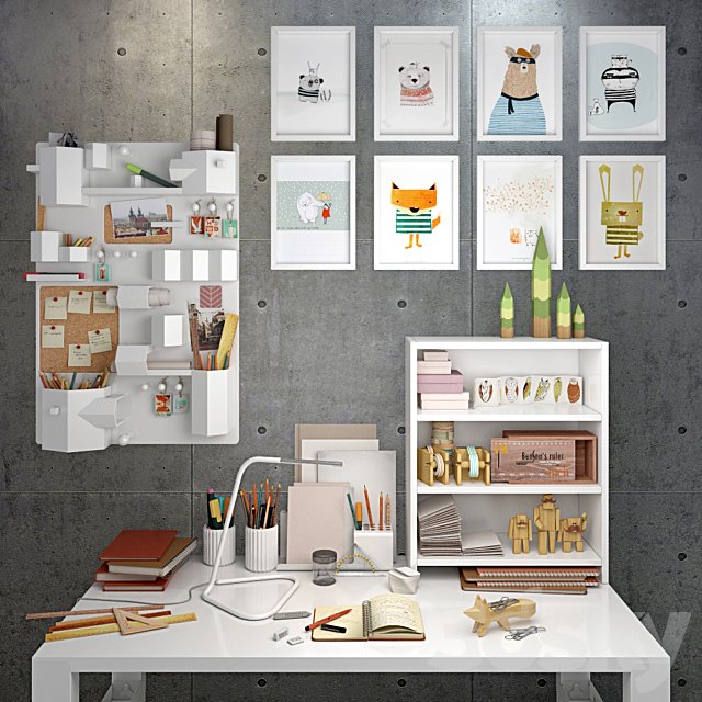 Decorative set of stationery