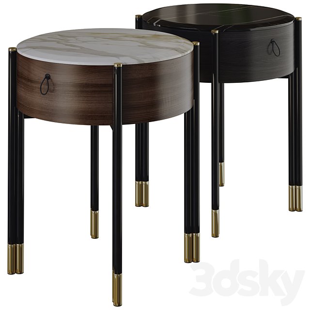 bayus tondo night table by porada
