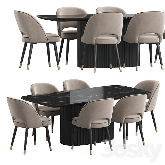 Cazarina Marvani Cliff Dining set