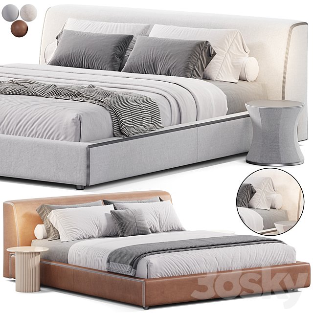 Softland bed by Lema