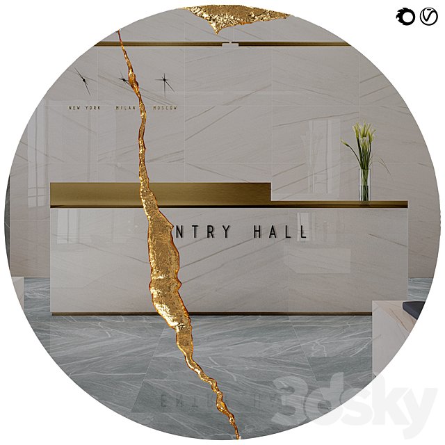 Lumiere Round II Mirror