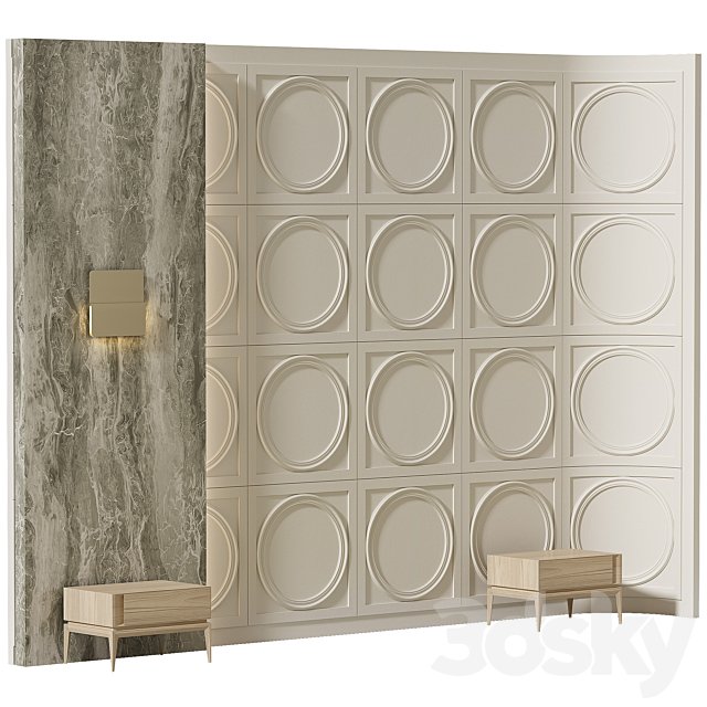 Decorative wall composition 70