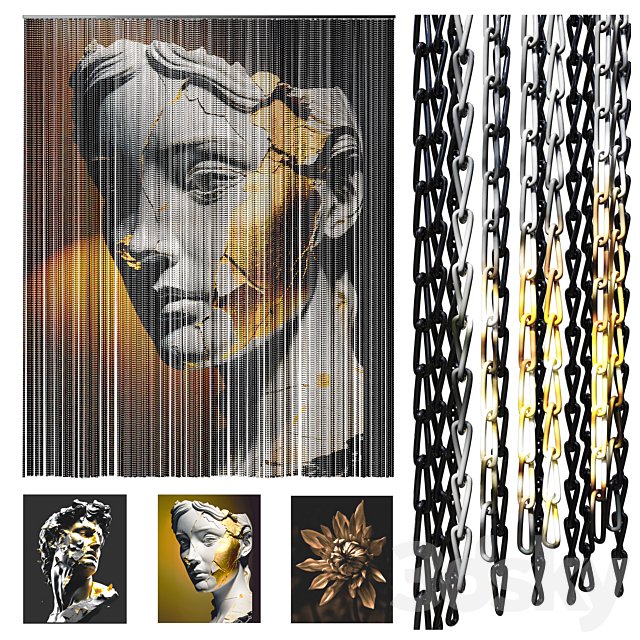 Chain curtain