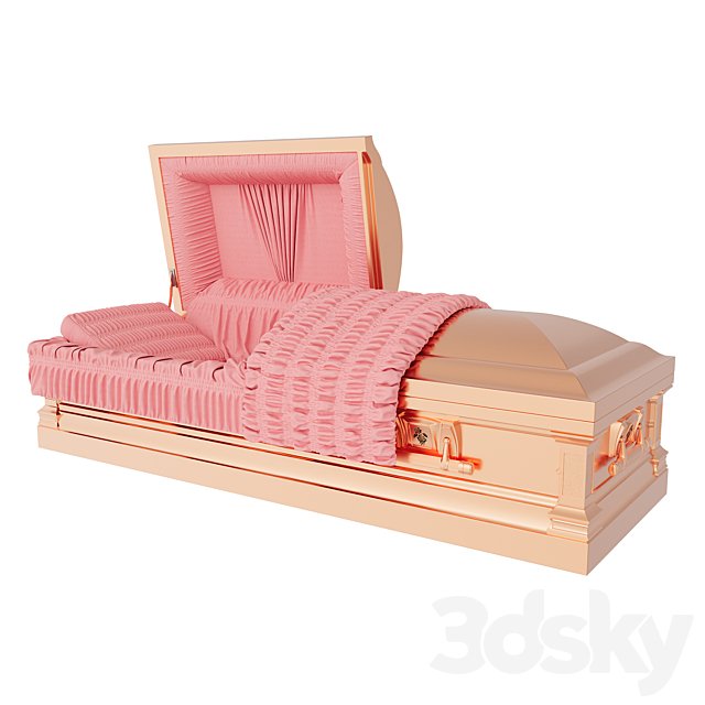 open coffin
