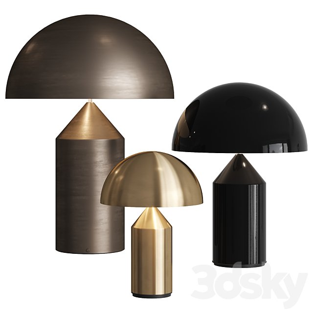 Oluce atollo metal