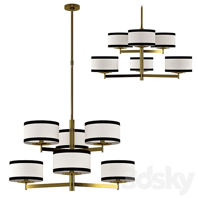 Chandelier Visual comfort Walker Medium