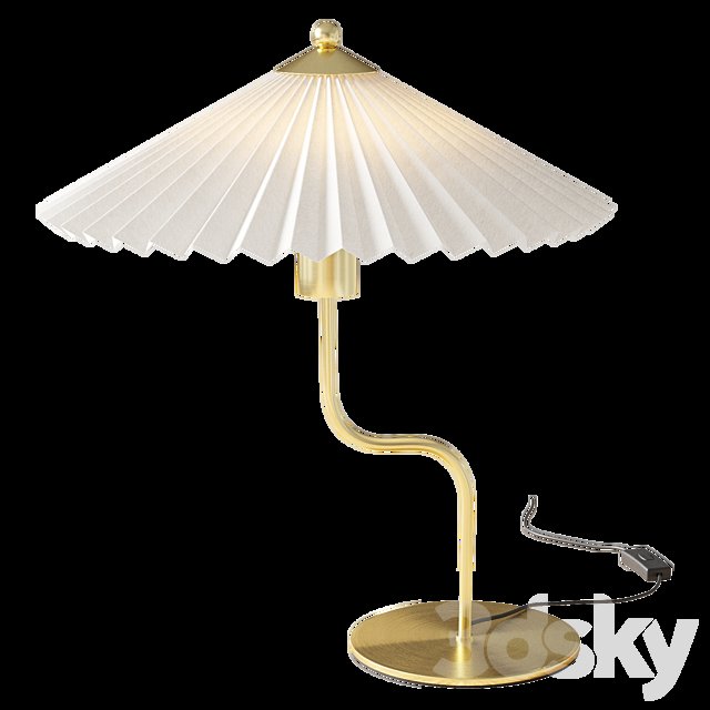 H&M Home Table lamp with pleated shade