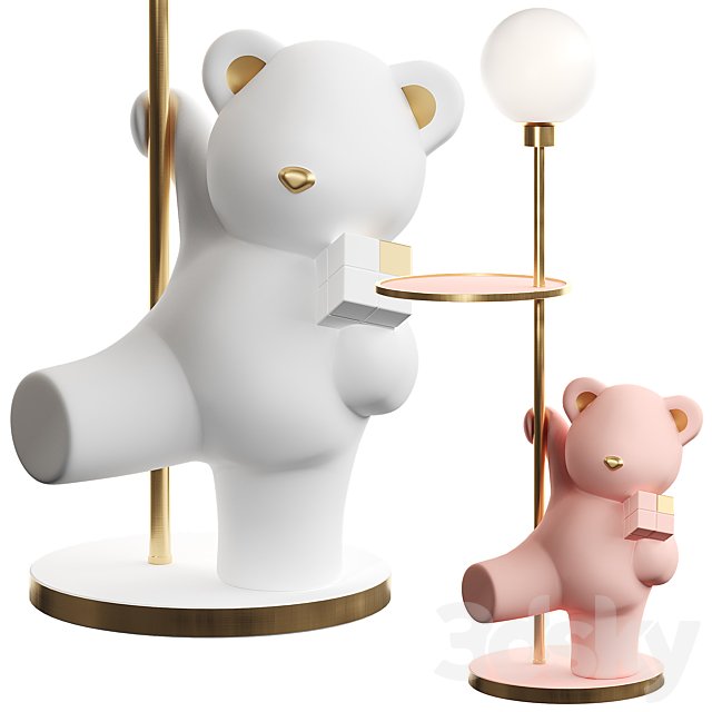 Floor lamp bear cub