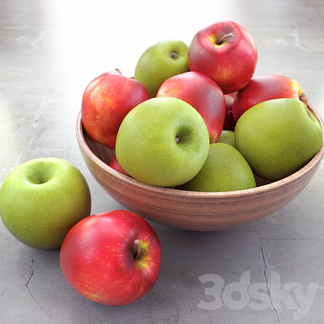 mixed apples