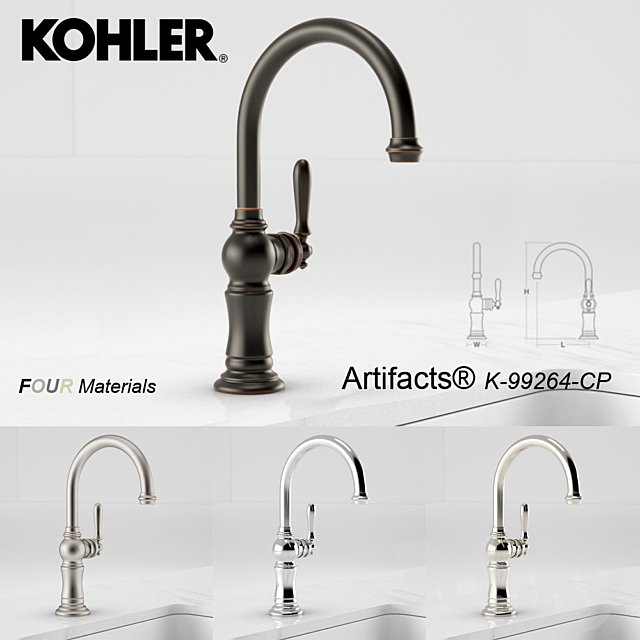 KOHLER Artifacts Bar Faucet