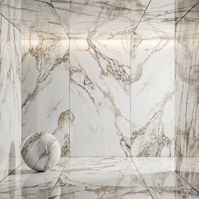 Porcelain tile Laparet Calacatta Bronze
