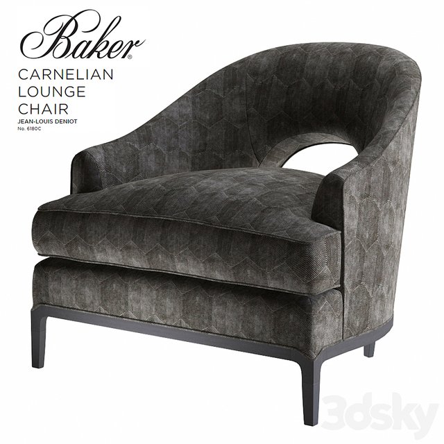 Baker CARNELIAN LOUNGE CHAIR 6180C