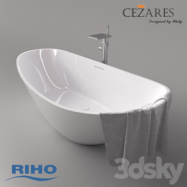 Bath Riho Granada & mixer Cezares Cascado