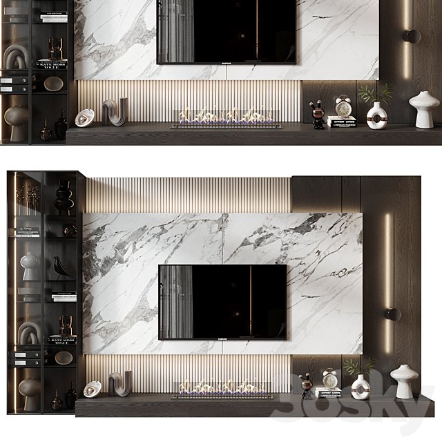 TV shelf 0680