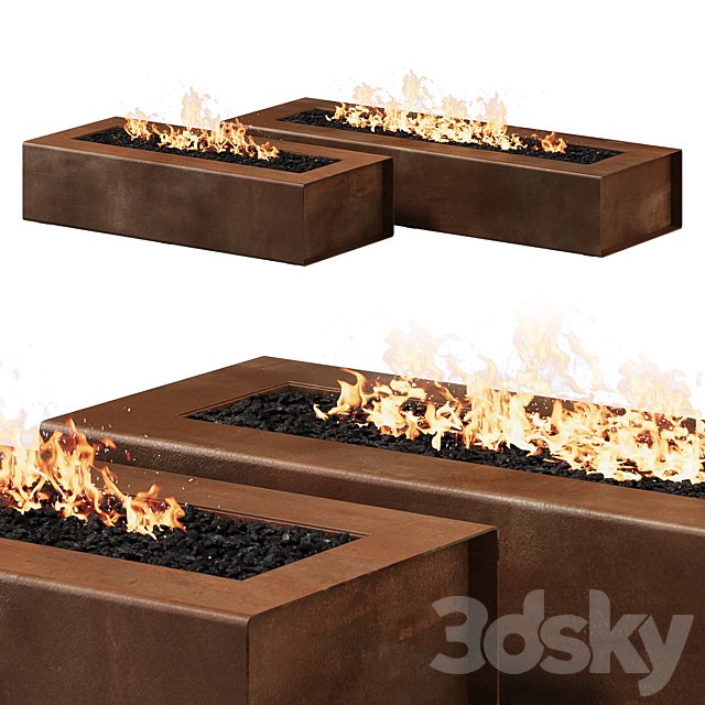 Robata Corten Firepit by Paloform