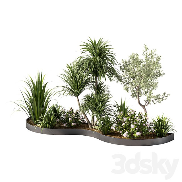 Outdoor Tropical Garden Set.112