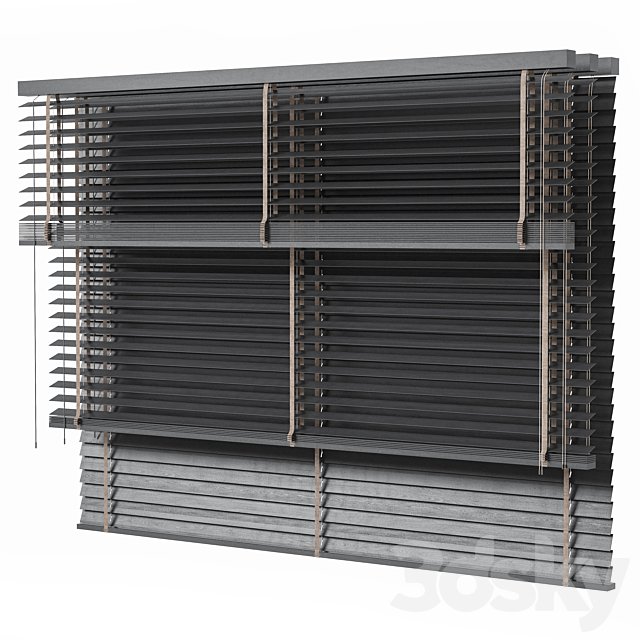 Wooden blinds Set 19