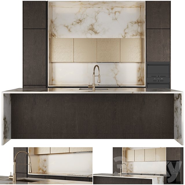 Modern kitchen with island 2