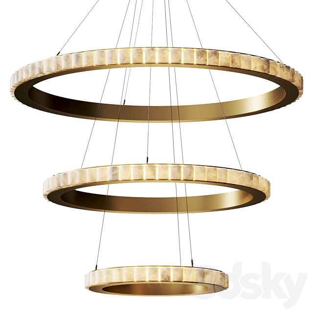 CTO Lighting Avalon Triple Chandelier