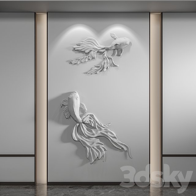 Bas-relief Fish